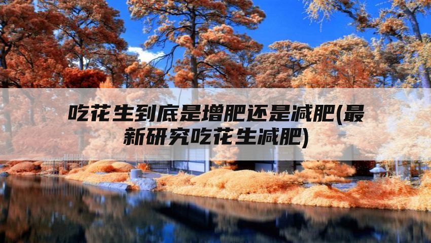 吃花生到底是增肥还是减肥(最新研究吃花生减肥)