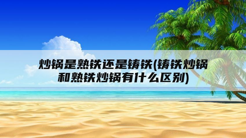 炒锅是熟铁还是铸铁(铸铁炒锅和熟铁炒锅有什么区别)