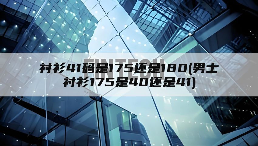 衬衫41码是175还是180(男士衬衫175是40还是41)