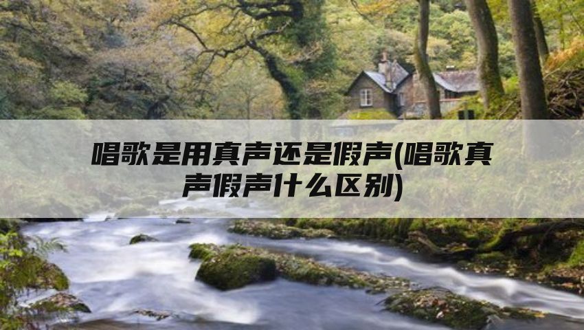 唱歌是用真声还是假声(唱歌真声假声什么区别)