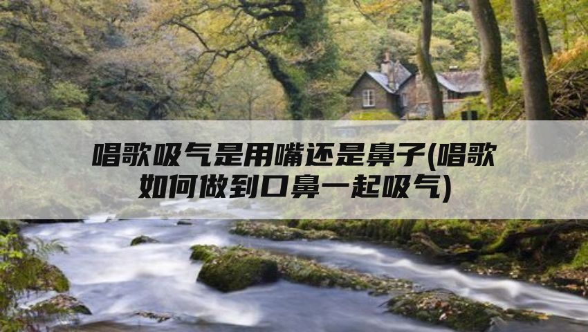 唱歌吸气是用嘴还是鼻子(唱歌如何做到口鼻一起吸气)